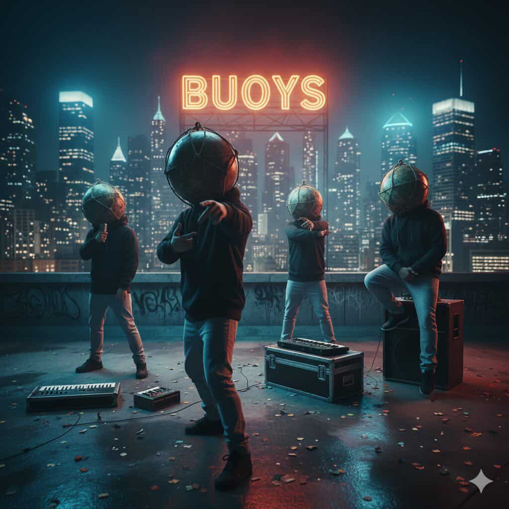 Buoys Jamming Collective – band artwork from buoys.online